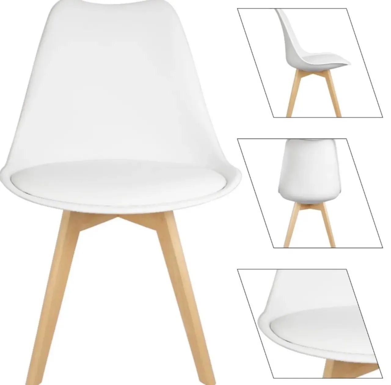 2 Cadeiras Eames Leda Luxo Casa Escritório - EVOLUX