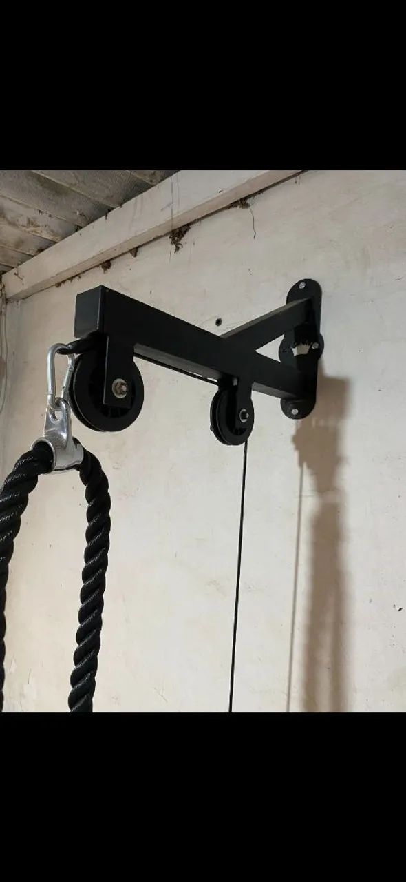 Polia de parede para musculação 