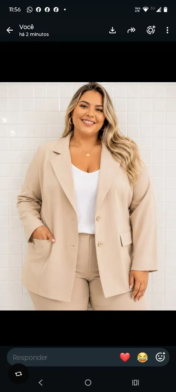 Vende-se blazer M G GG 