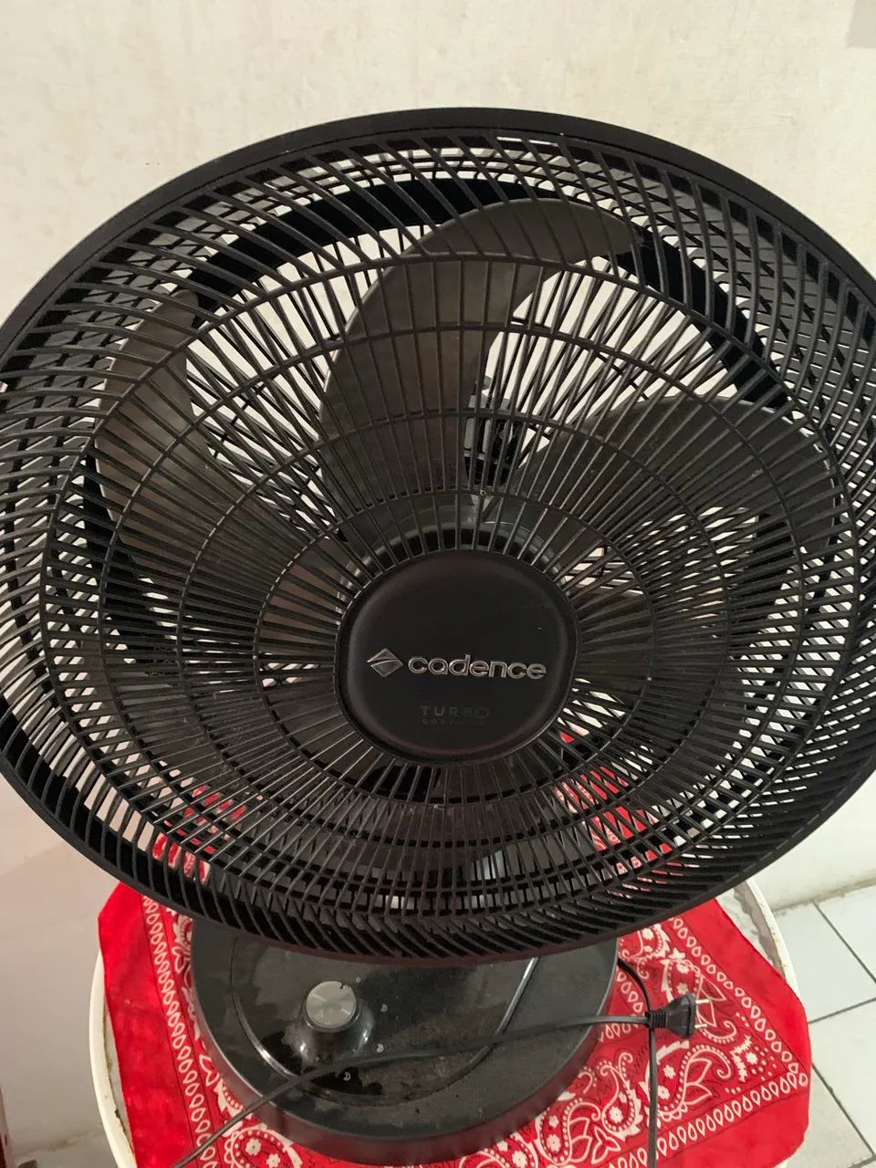 Ventilador Cadence com defeito
