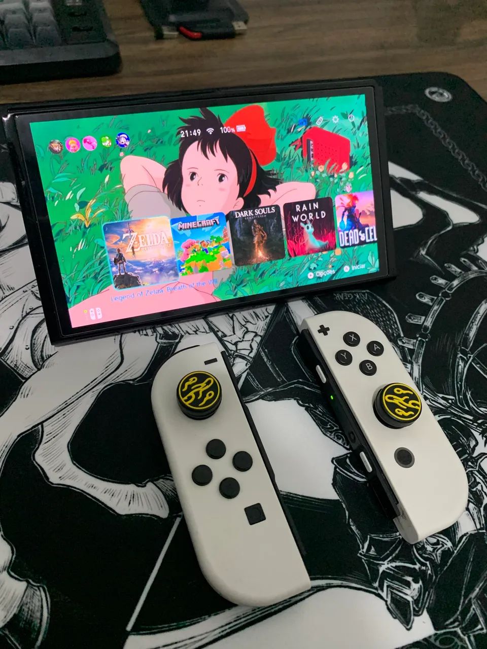 NINTENDO SWITCH OLED DESBLOQUEADO - Foto 3