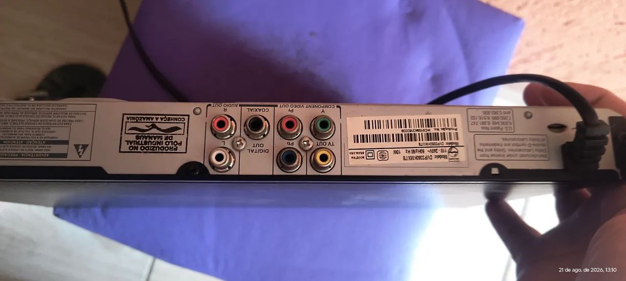 DVD Philips divx, USB , karaoke funcionando  - Foto 4