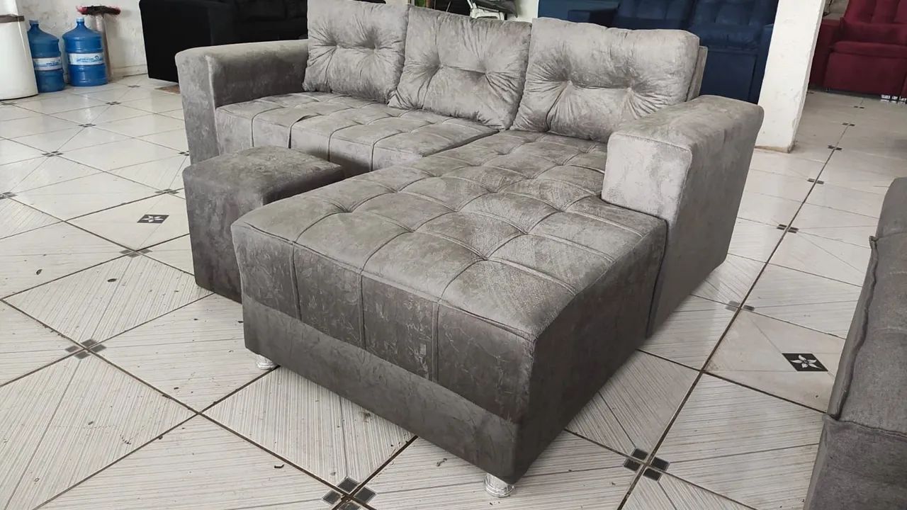 Sofá chaise em estoque faça já seu pedido entrega imediata  - Foto 3
