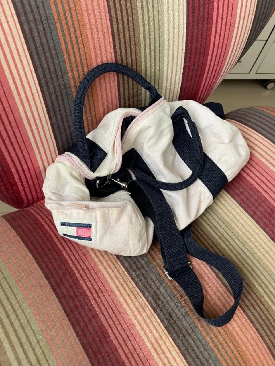 Bolsa mala Tommy Hilfiger original Rosa Claro - Foto 5