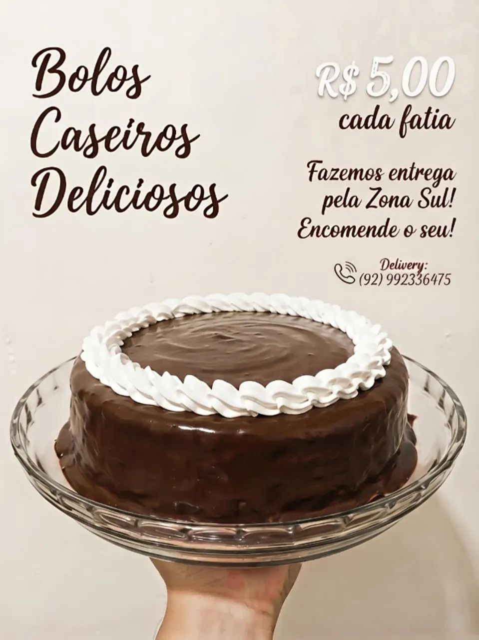 BOLO FATIA/COMPLETO E SALADA DE FRUTAS - Foto 2