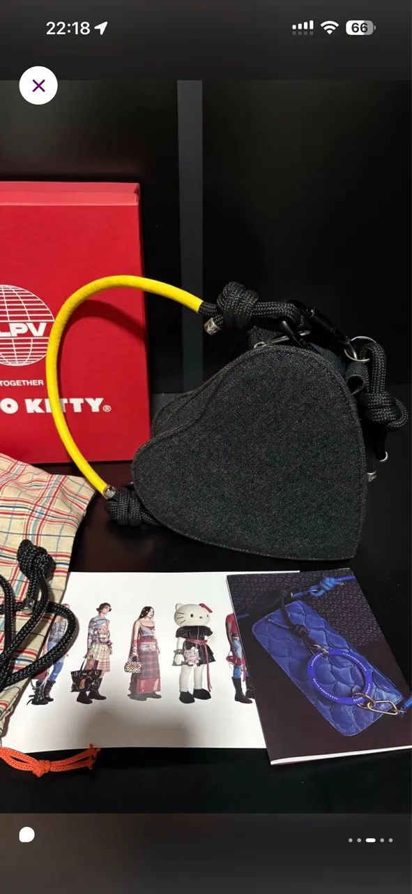 Bolsa Alexandre pavão X Hello kitty APL  - Foto 4