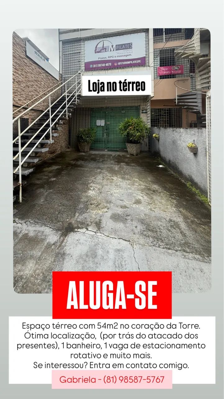 Alugo espaço no térreo para comércio na TORRE - Foto 2