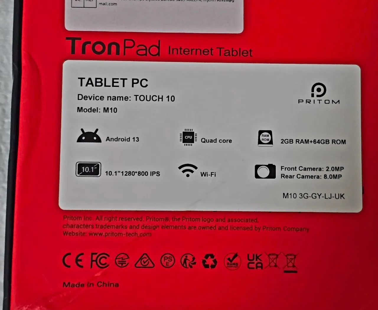 Tablet Pritom Tronpad 10 polegadas - 64GB - Foto 2