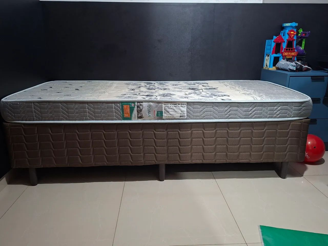 Cama box com colchão solteiro  - Foto 3