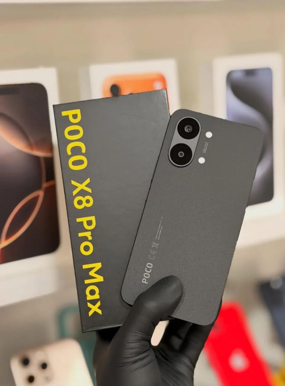 POCO X8 PRO MAX 512GB ROM /12GB RAM    PRETO E BRANCO