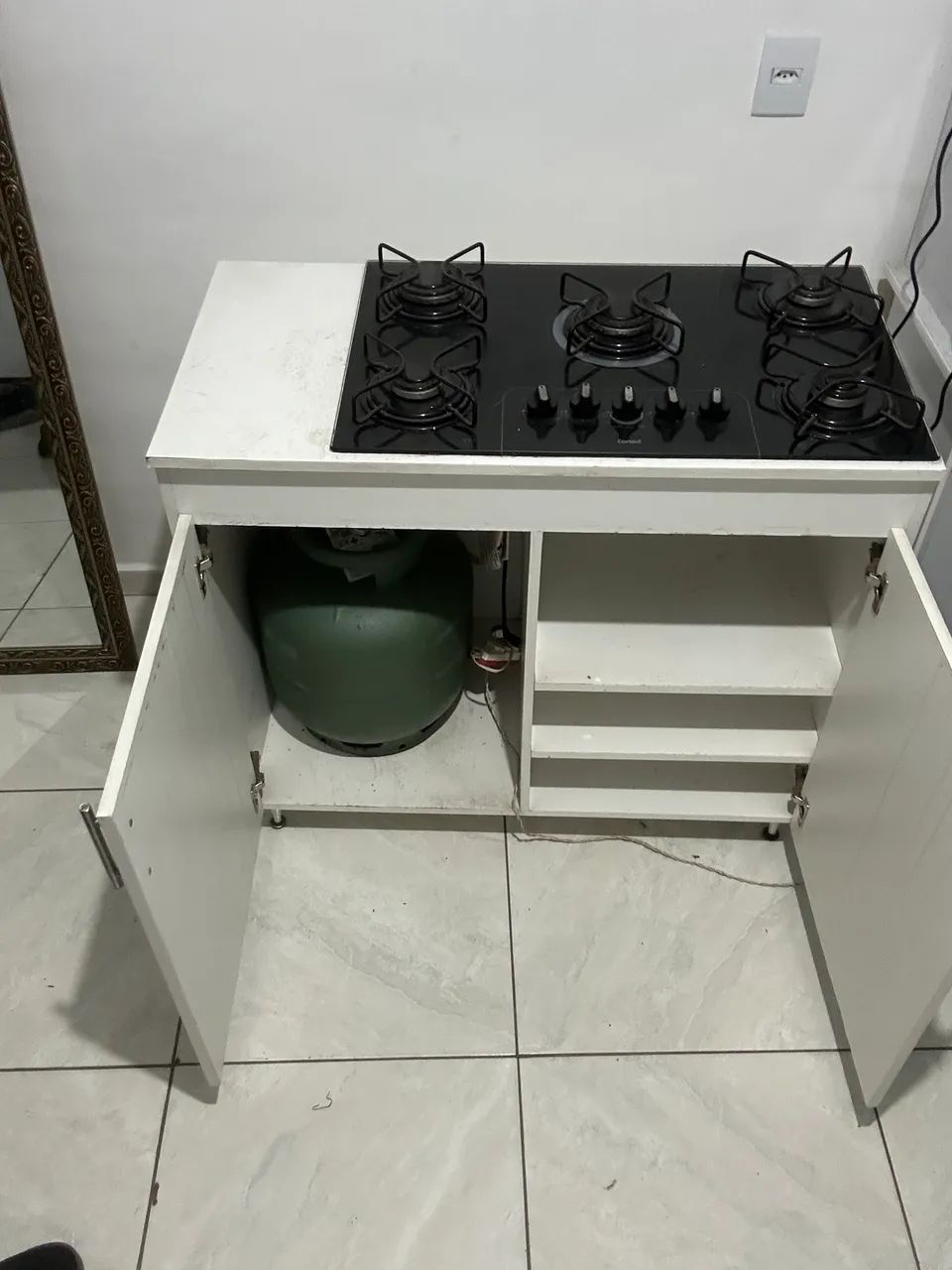Fogão cooktop com móvel  - Foto 3