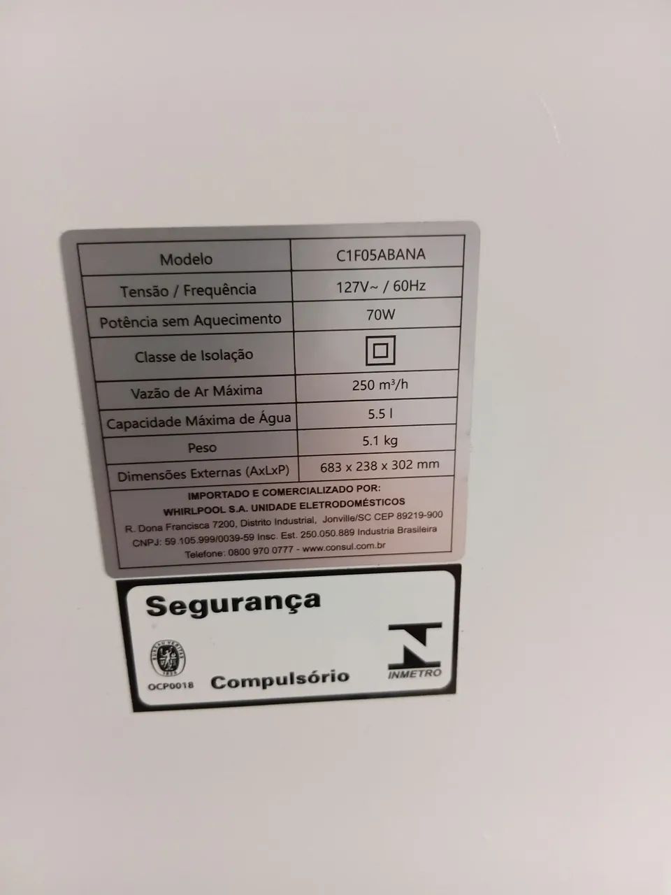 Climatizador consul 5l - Foto 2