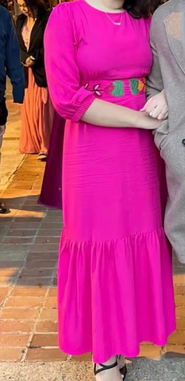 Vestido bordado pink - Foto 4