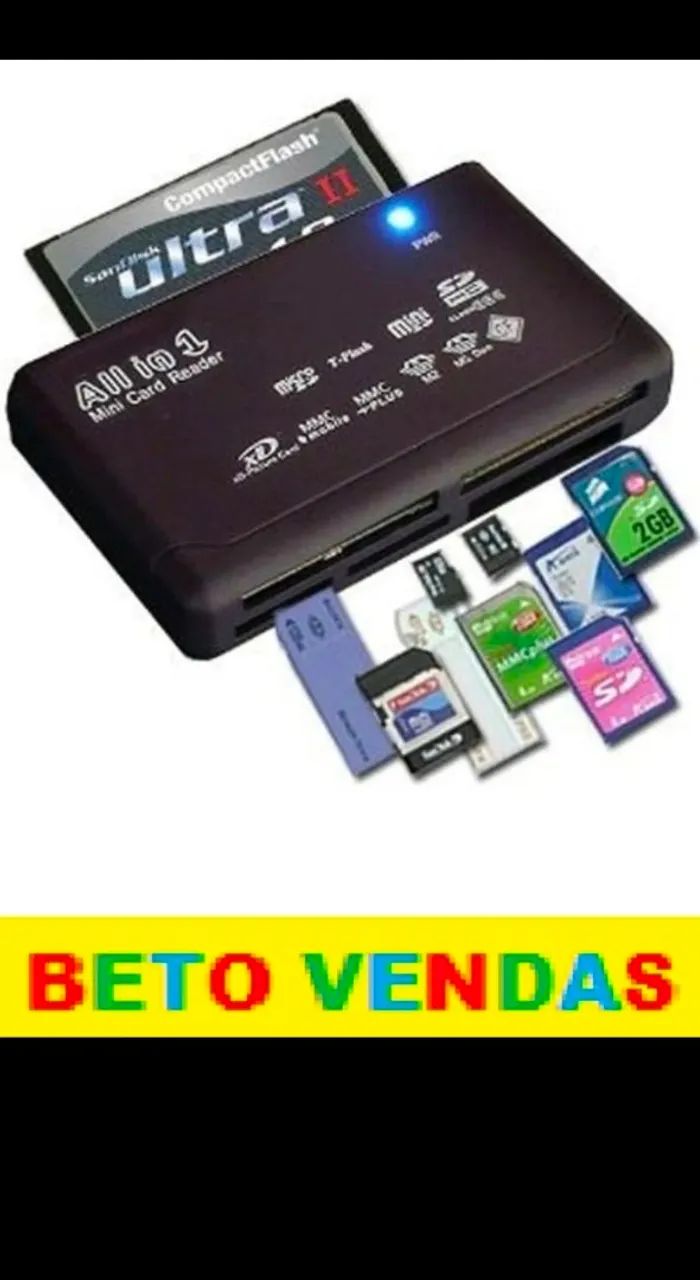 Leitor de cartões de memória usb 