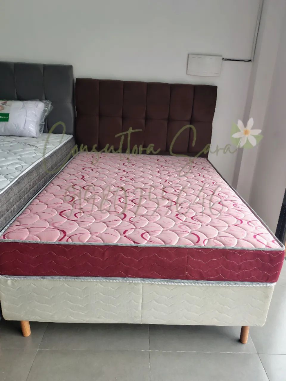 CAMA BOX CASAL MOLAS ENSACADAS DISPONÍVEL À PRONTA-ENTREGA  - Foto 3