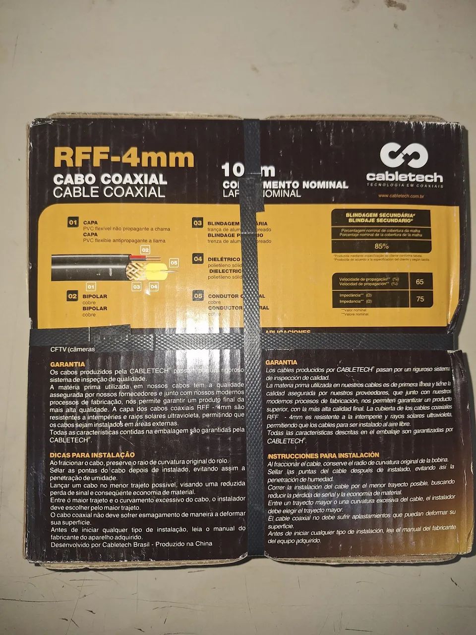 Cabo coaxial com alimentação  - Foto 3