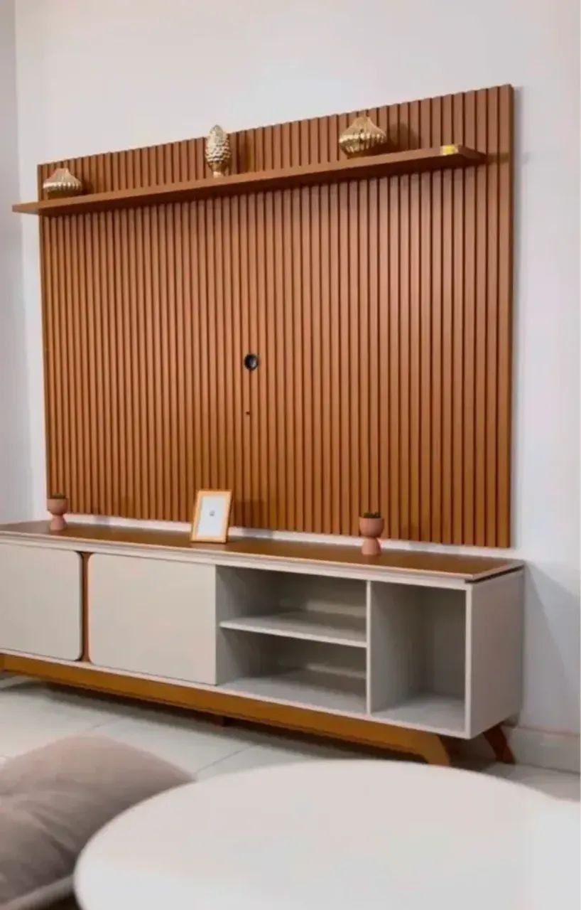 Painel Genova + Rack Istambul 2,00m  Produto Novo!! Pronta Entrega!! - Foto 2