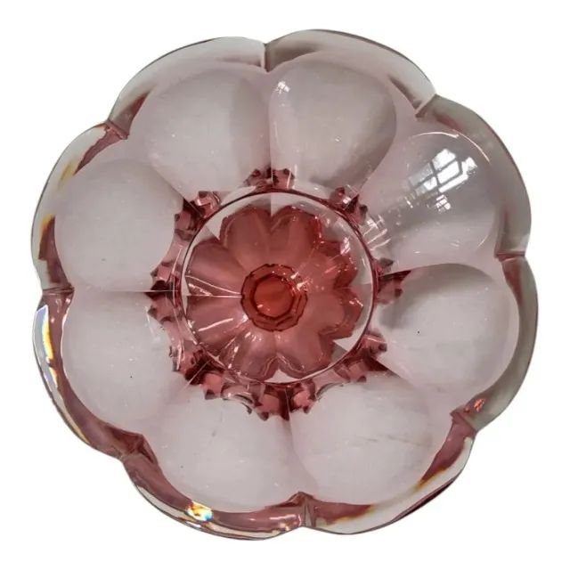 Floreira Vaso Rosa Cristal Borda Lapidada Robusta  - Foto 4