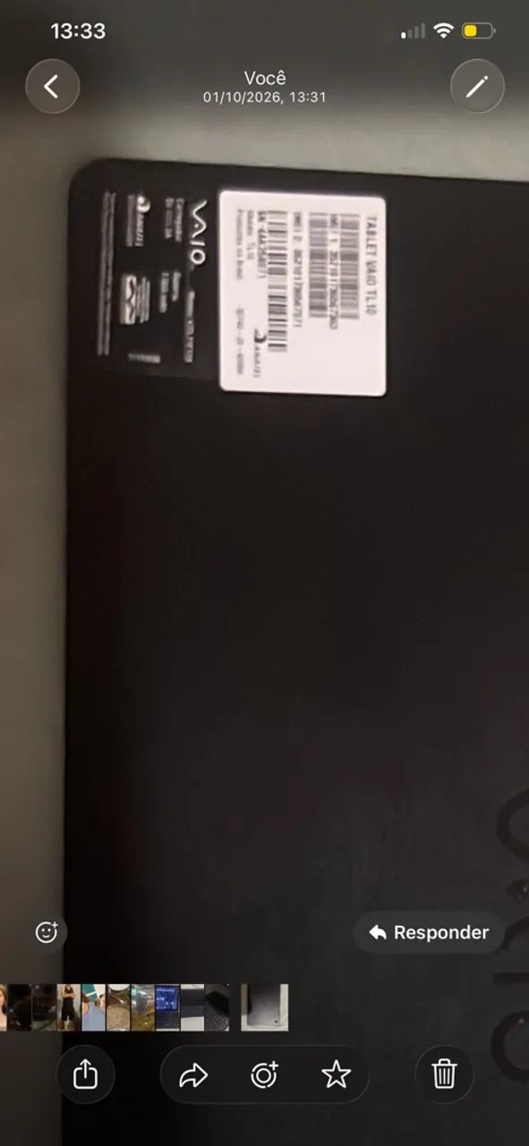 Tablet VAIO TL10 ? 256GB | 8GB RAM | Impecável - Foto 4