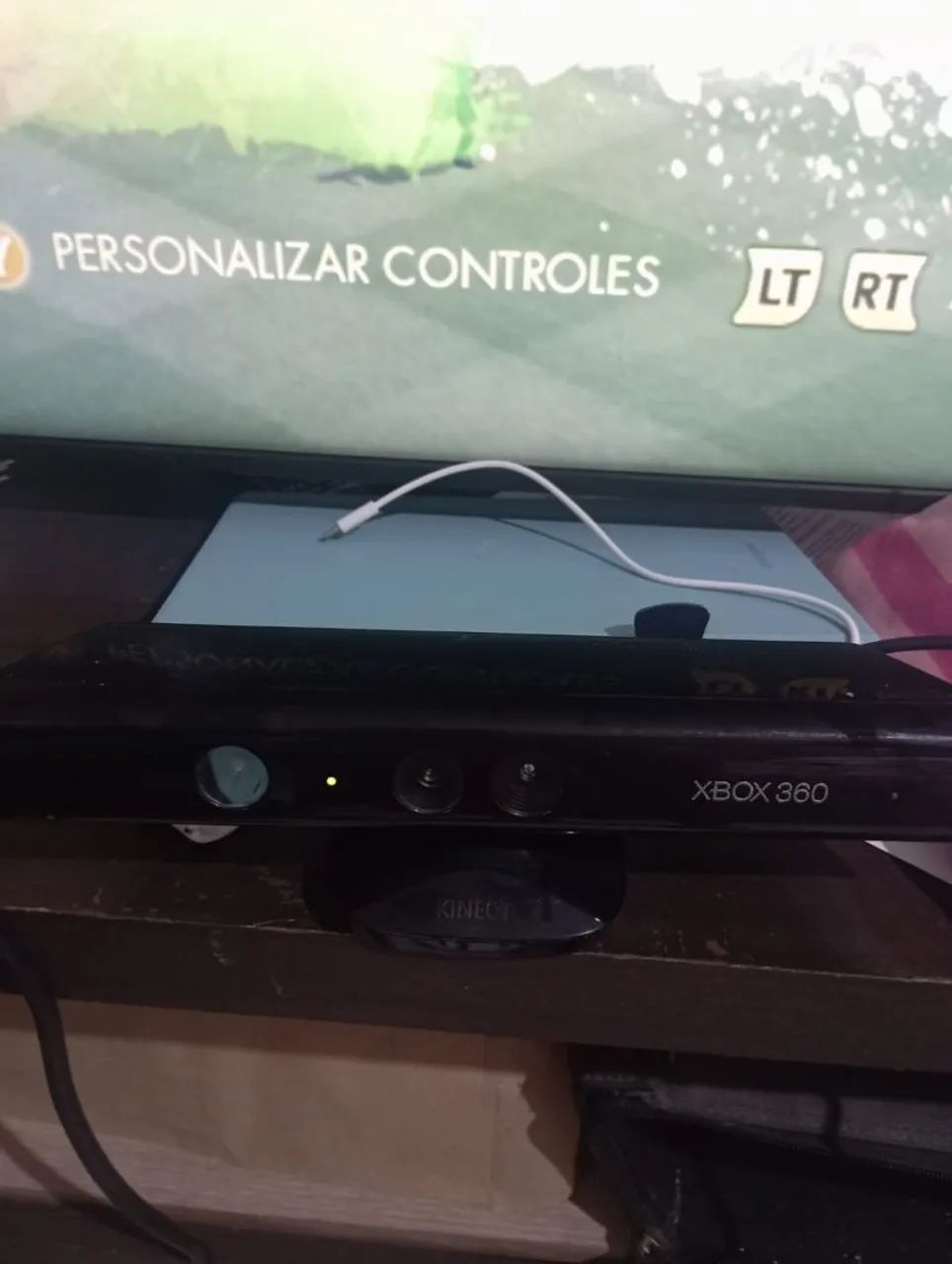 Kinect junto com o jogo original do Xbox 360 - Foto 3