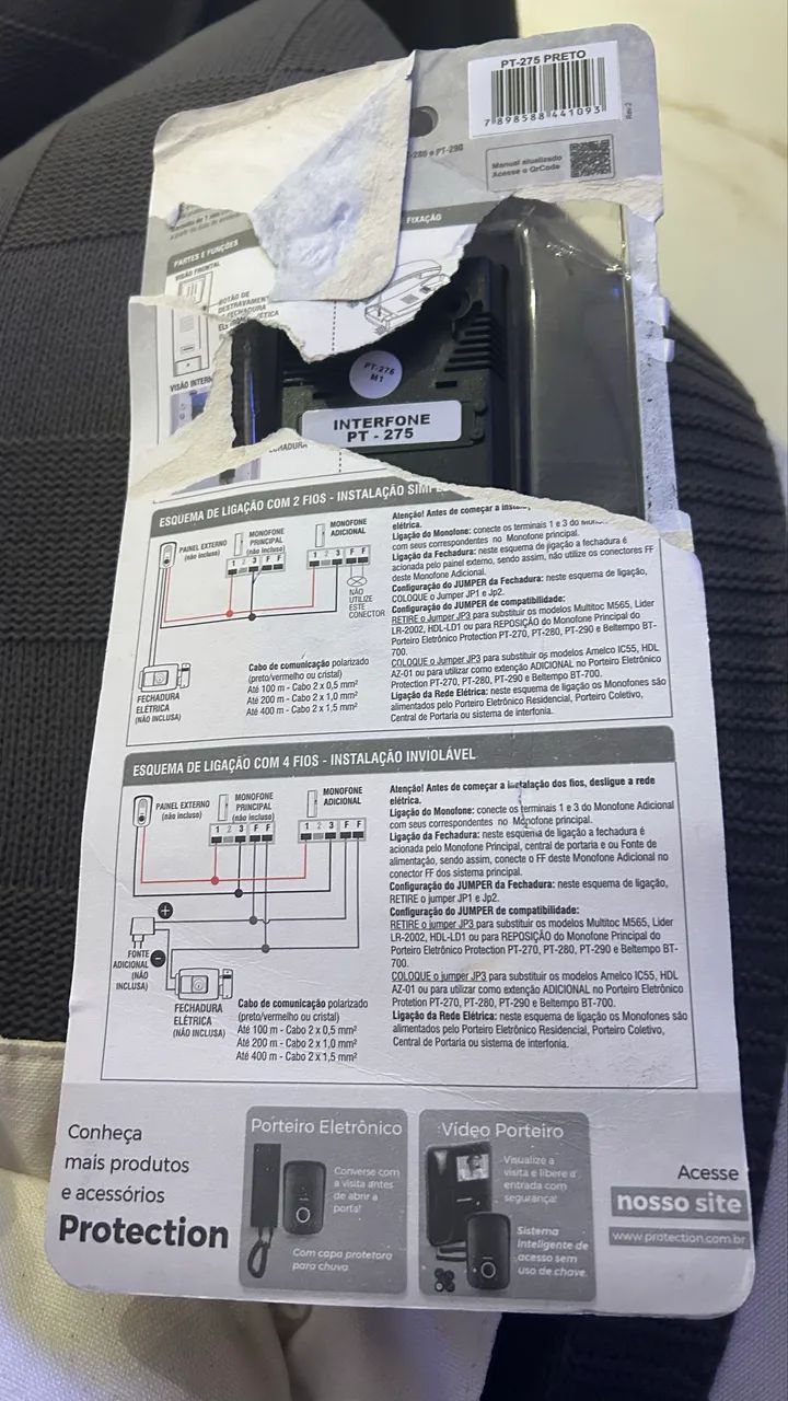 Monofone Interfone Protection - Foto 5