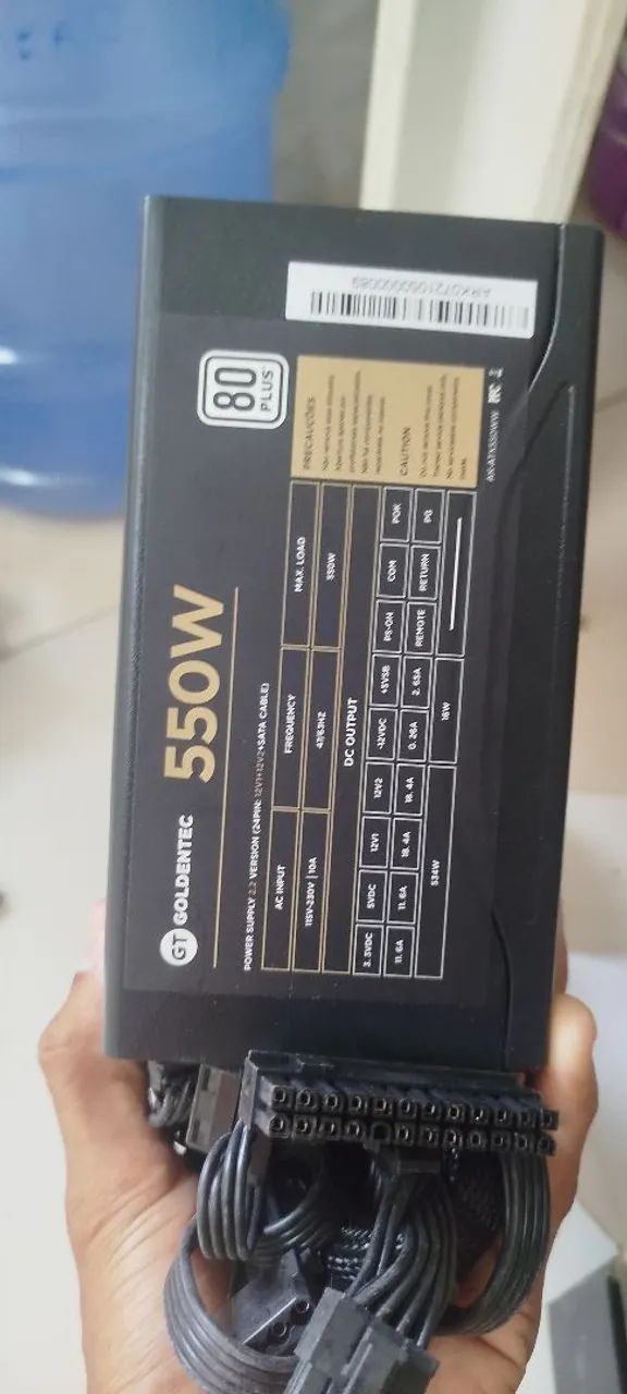 Fonte de Pc nova 550W Goldentec - Foto 4