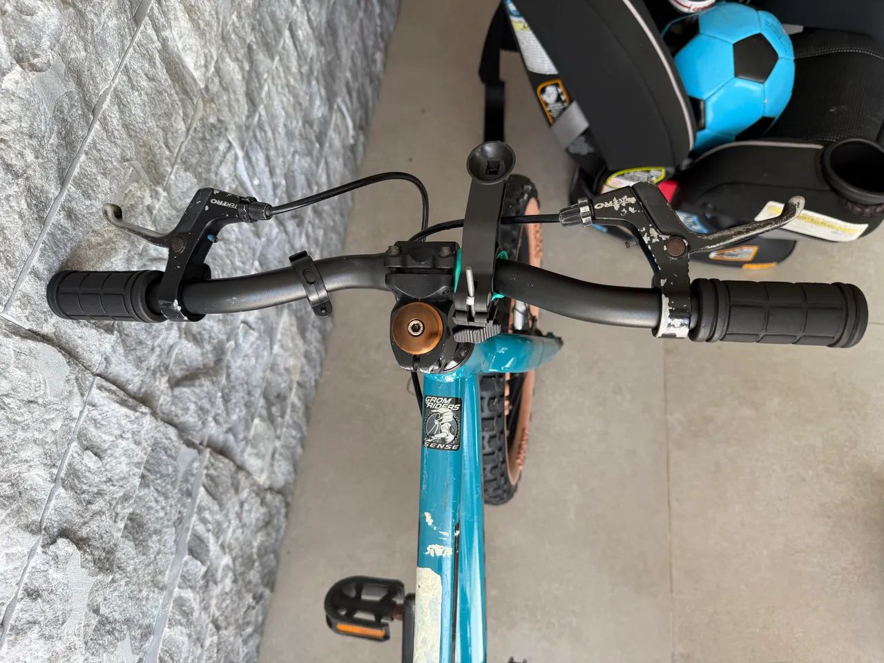 Bicicleta Infantil Aro 16 Sense Grom Impact Cor azul - Foto 2