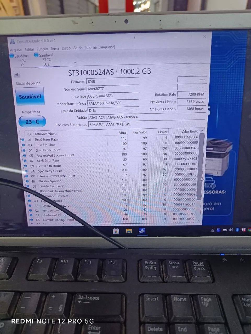 Hd Seagate 1tb Sata Para Desktop Ou Dvr - Foto 2
