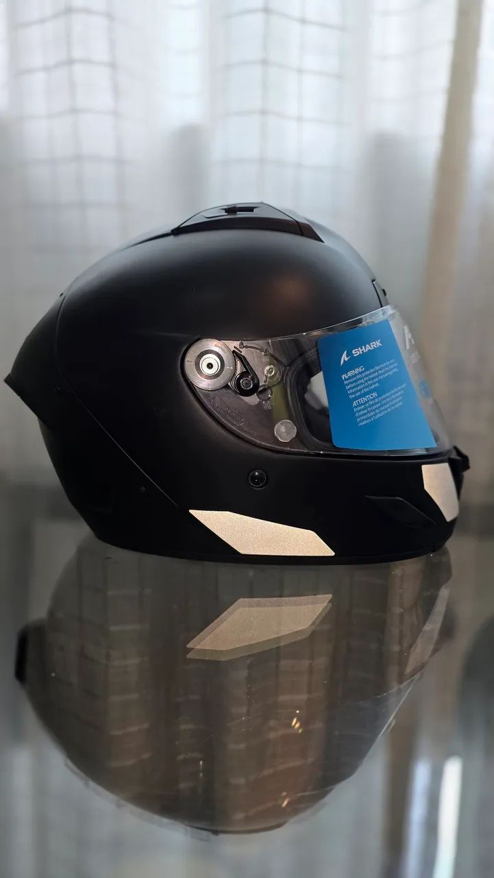 Capacete shark aeron dark shadow - Foto 4