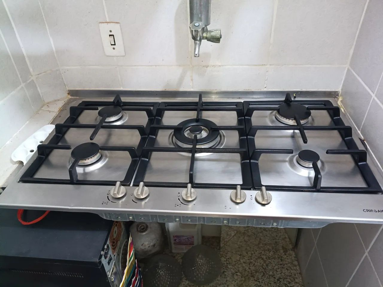 Fogão Cooktop 5 bocas inox  - Foto 5