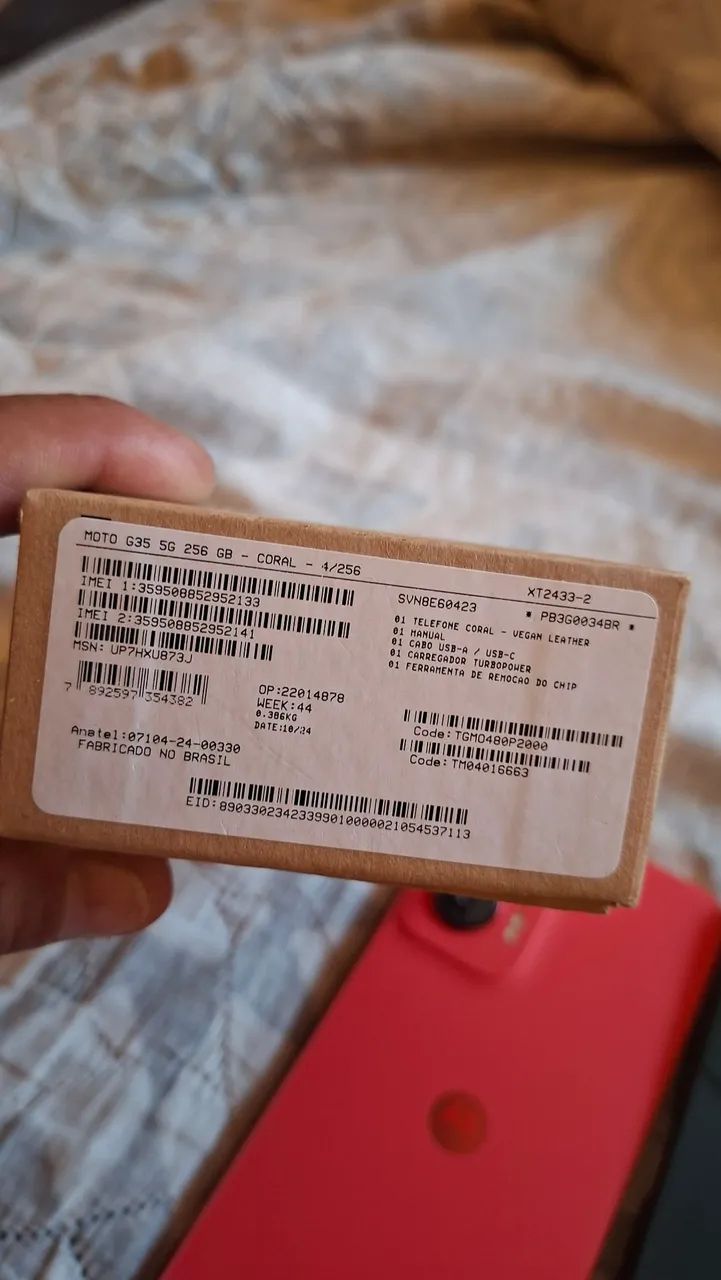 G 35 ( 256 gb ) 1 mês de uso/ACEITA  PROPOSTA  - Foto 3