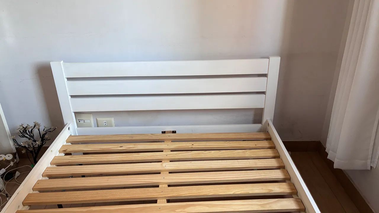 Cama de casal de madeira  - Foto 3