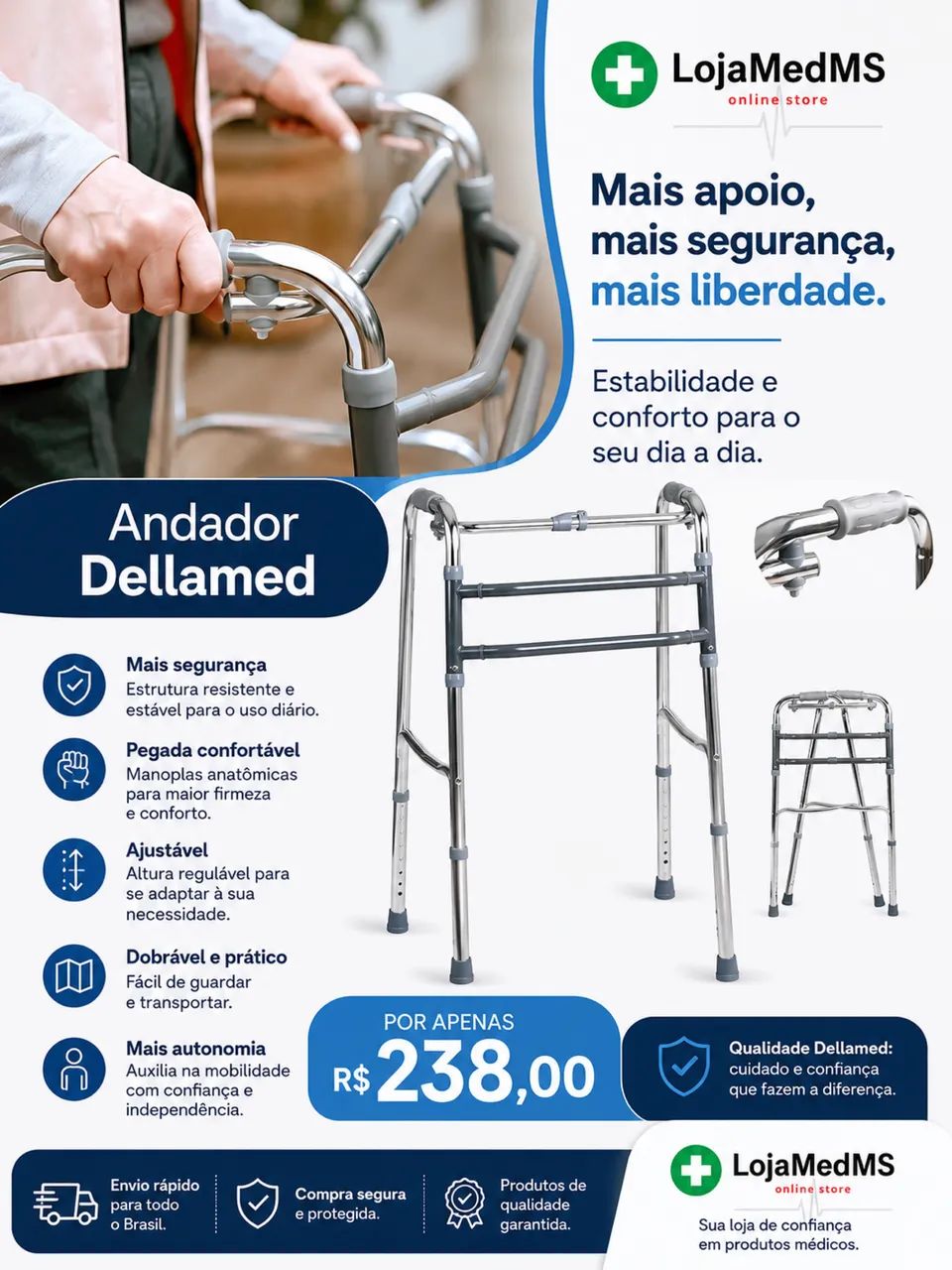 Andador DELLAMED