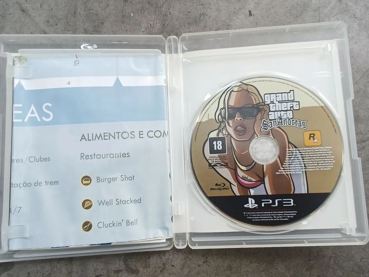 GTA San Andreas PS3 com mapa - Foto 3