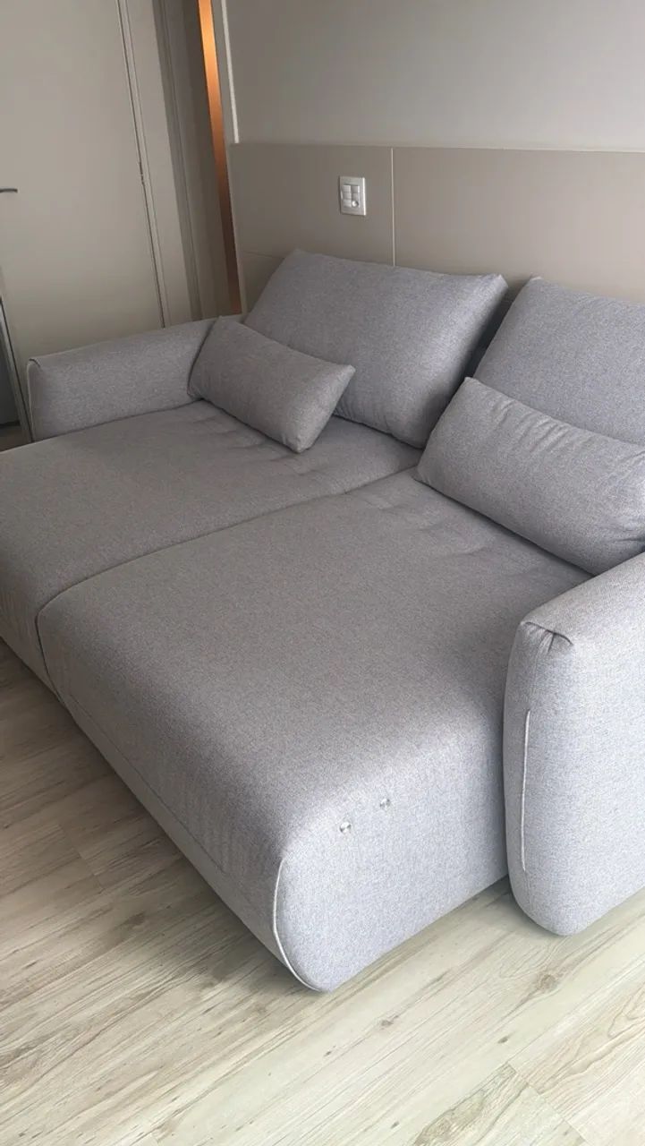 SOFÁ-CAMA ELÉTRICO NUNCA USADO! - Foto 4