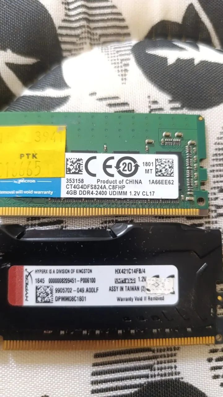 KIT Memoria ram ddr4 8 GB 4+4 - Foto 2