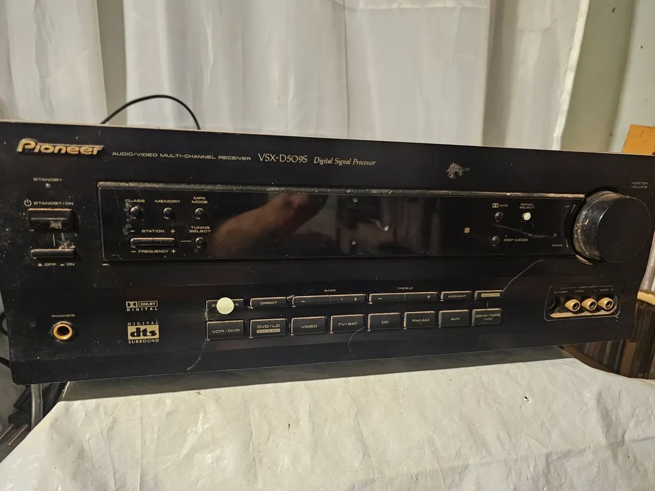 RECEIVER PIONEER VSXD509S com controle - Foto 2