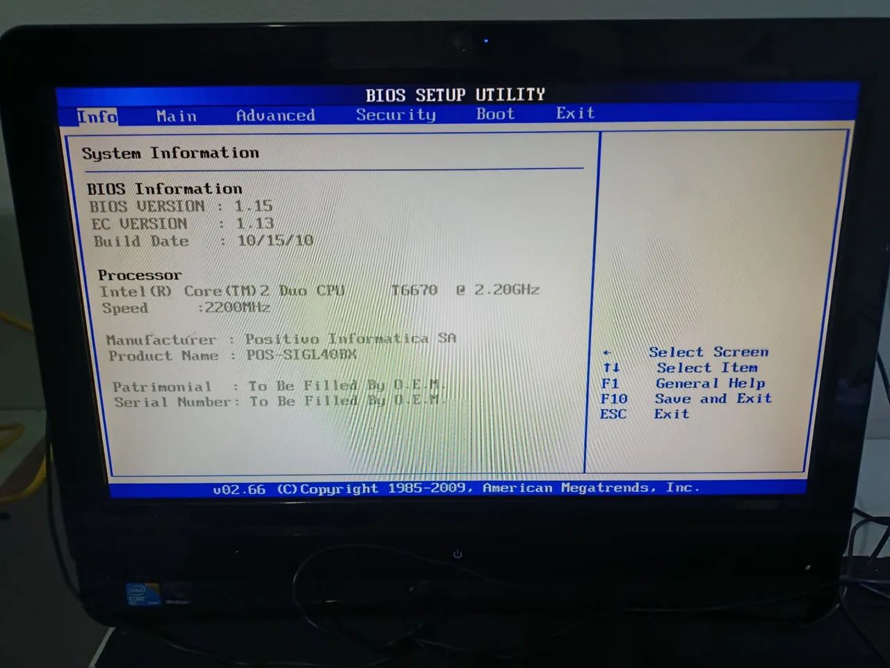Positivo master usado core duo 4gb ram no estado  - Foto 5