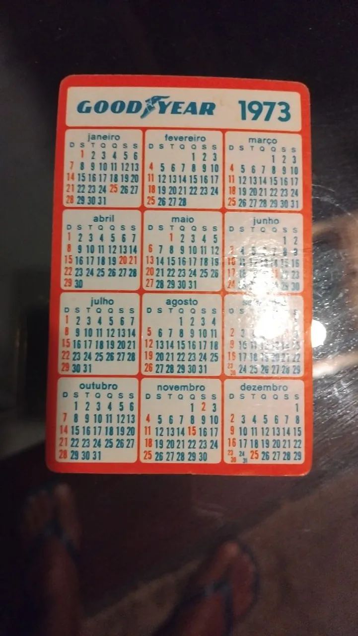 Calendários de bolso antigos  - Foto 3
