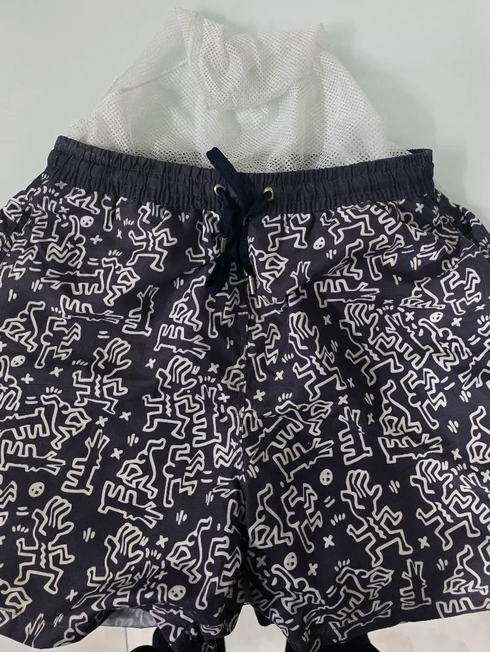 Bermuda Lacoste original classic fit M cinza  - Foto 4