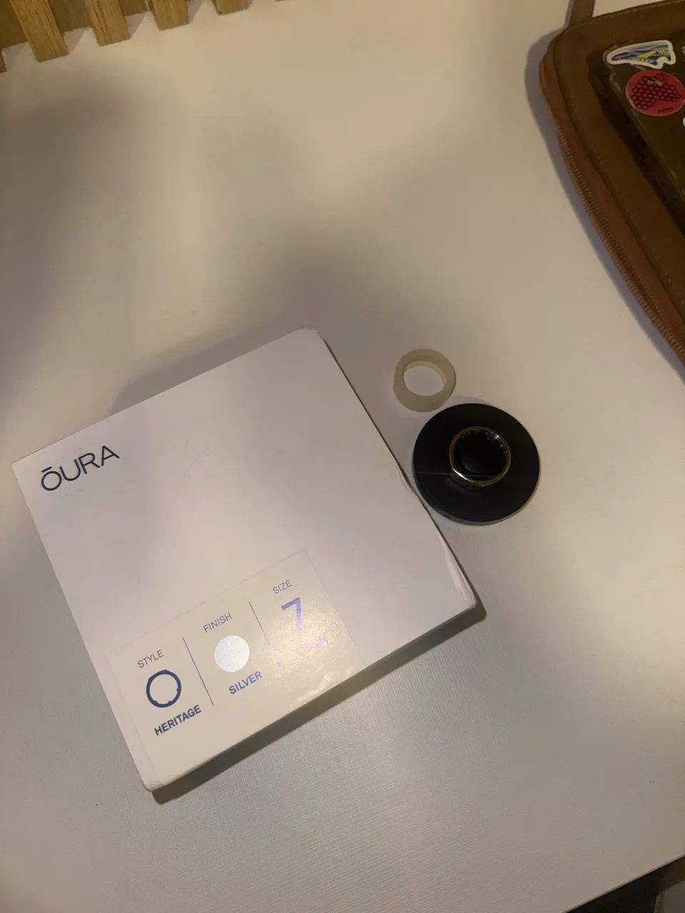 ouraring gen 3, tamanho 7, prata - Foto 5