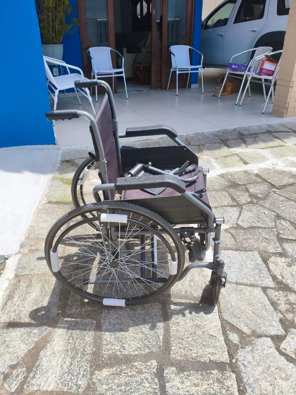 Cadeira De Rodas Seminova - Foto 4