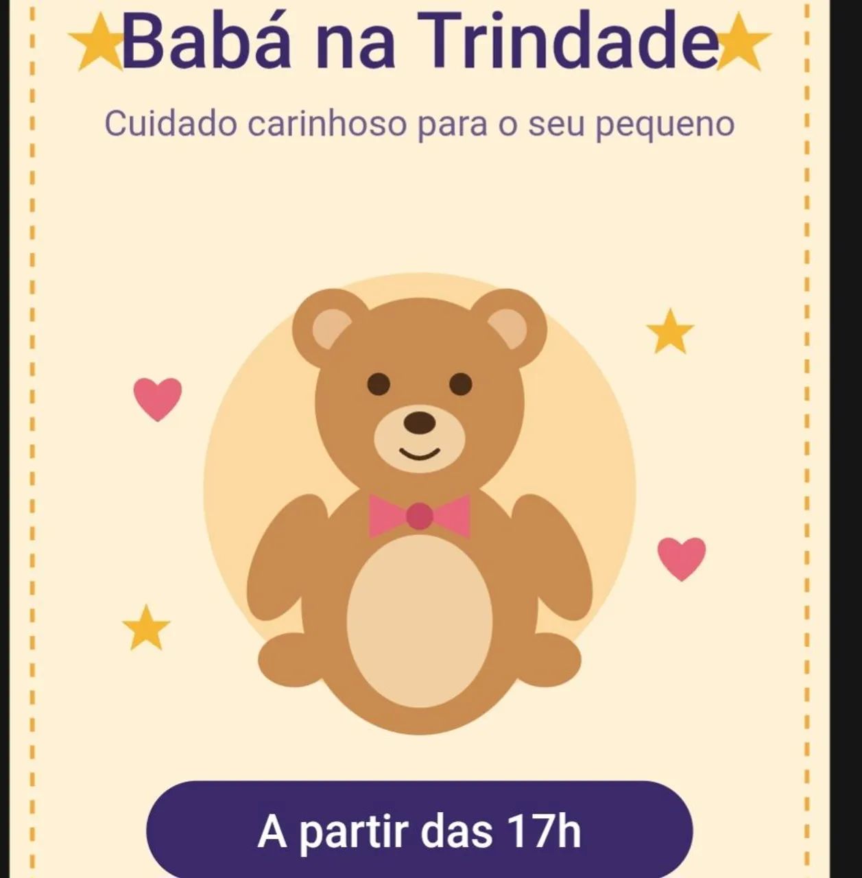 Ofereço serviço de babá na região da Trindade