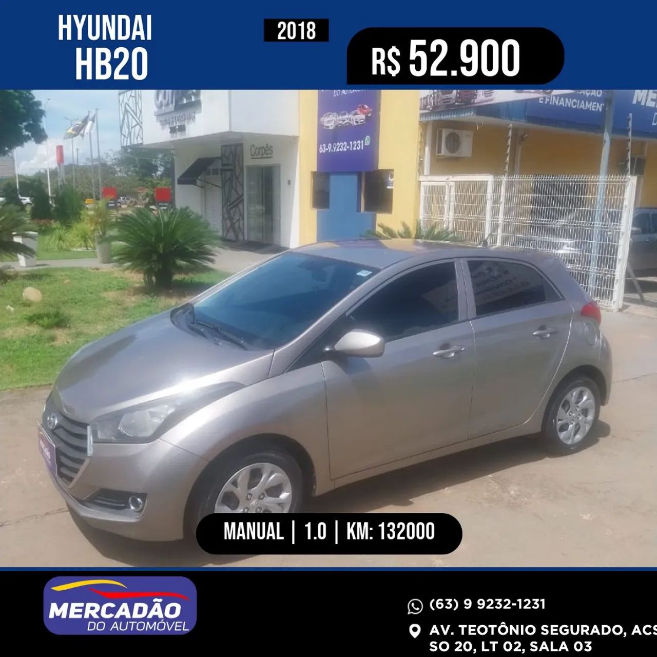 Hyundai Hb20 HB20 Comfort Plus 1.0 TB Flex 12V Mec. 2018
