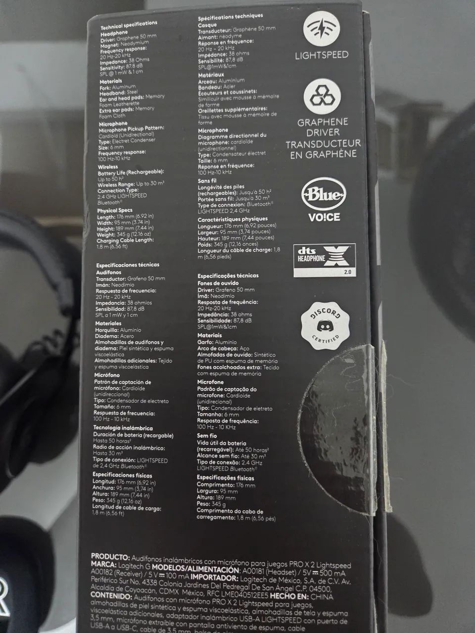 HEADSET LOGITECH G PRO X 2 LIGHTSPEED - Foto 2