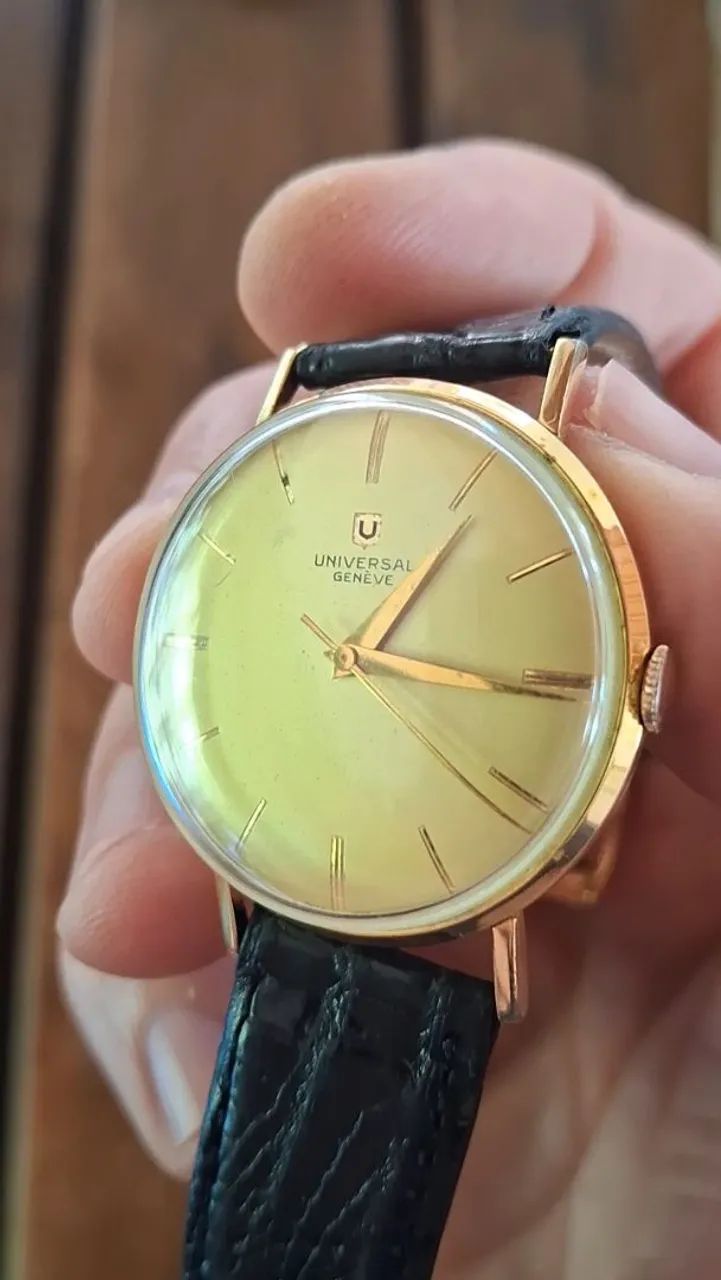 UNIVERSAL GENEVE クォーツ 腕時計 本体 Relógio Universal Geneve - Revisado - 34,5mm - Suíço Vintage