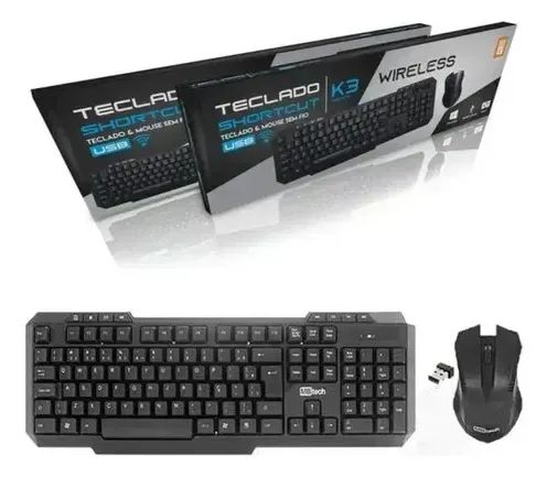 Teclado e Mouse Sem Fio K3 *NOVO* - Foto 2