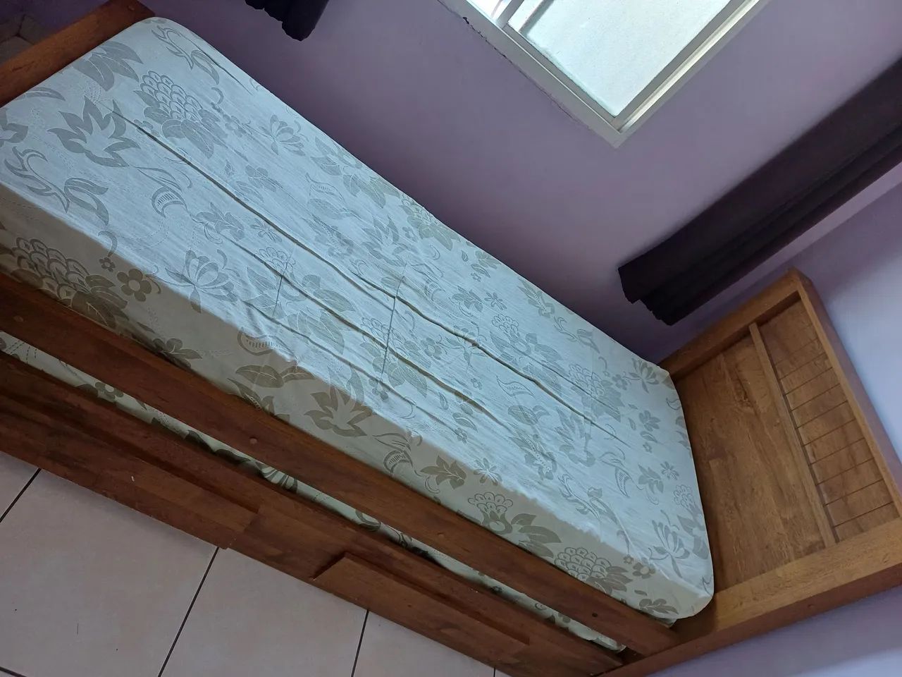 Cama com auxiliar com colchões  - Foto 4