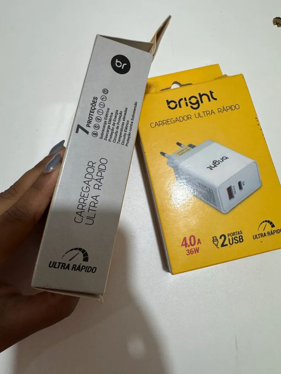Carregador ultra rápido 36W BRIGHT  - Foto 2