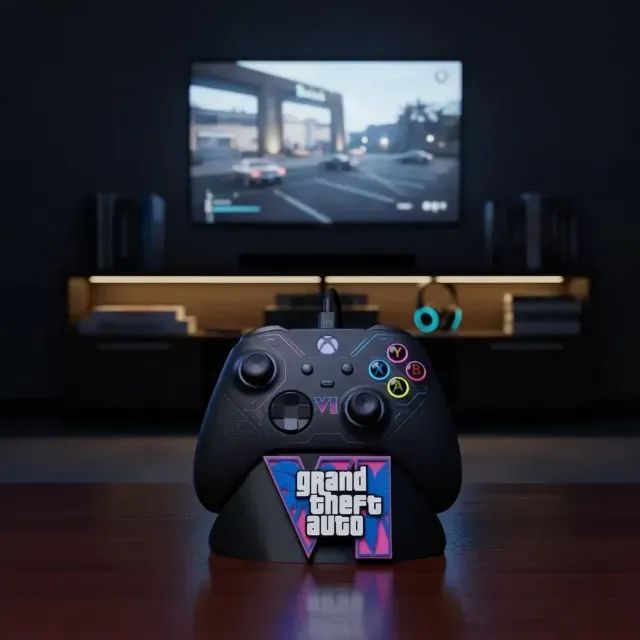 Suporte Controle Gta Compatível Com Xbox - Preto - Foto 2